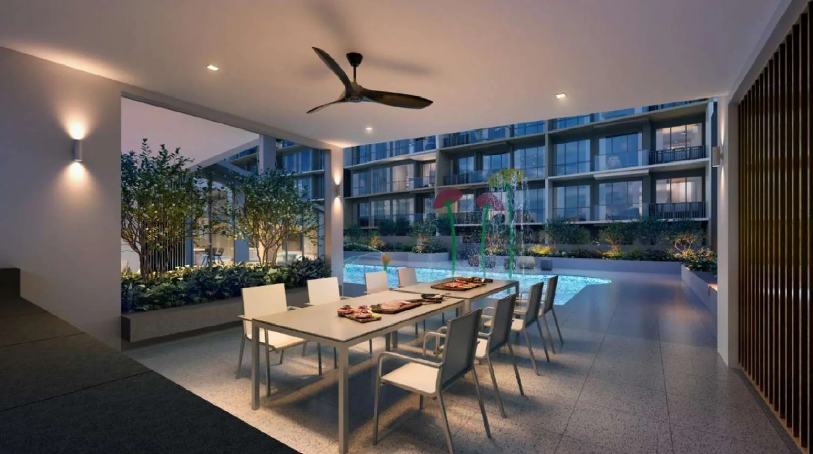 Artist's impression of the Gourmet Pavilion