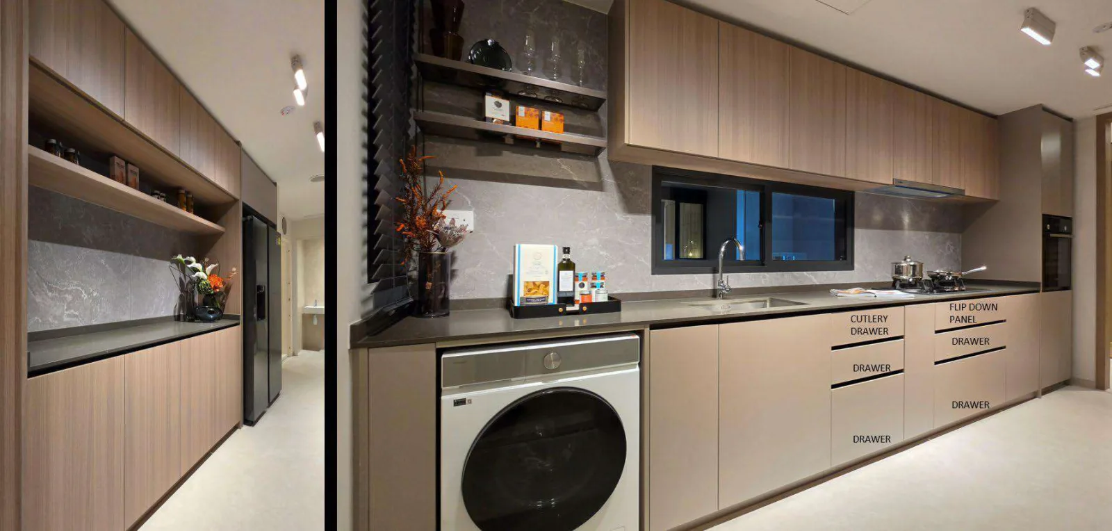 Show-unit kitchen with Bosch, Samsung and Franke fittings